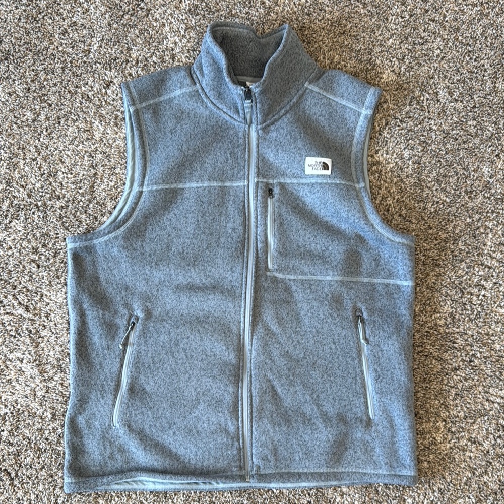 The North Face Gray Fleece Vest